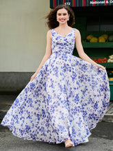 Violetter Blumendruck