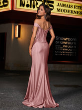 Korsett Oberteil Eingebaut Etui Kleid Staubige Rosa