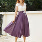 V-Ausschnitt Chiffon Kleid mit Elfenbein Appliqued Mieder Traube