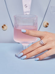 Herzformiger Bunter Zirkon Sterling Silber Ring