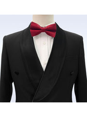 Shawl Lapel Double-Breasted Three Buttons Men Suit