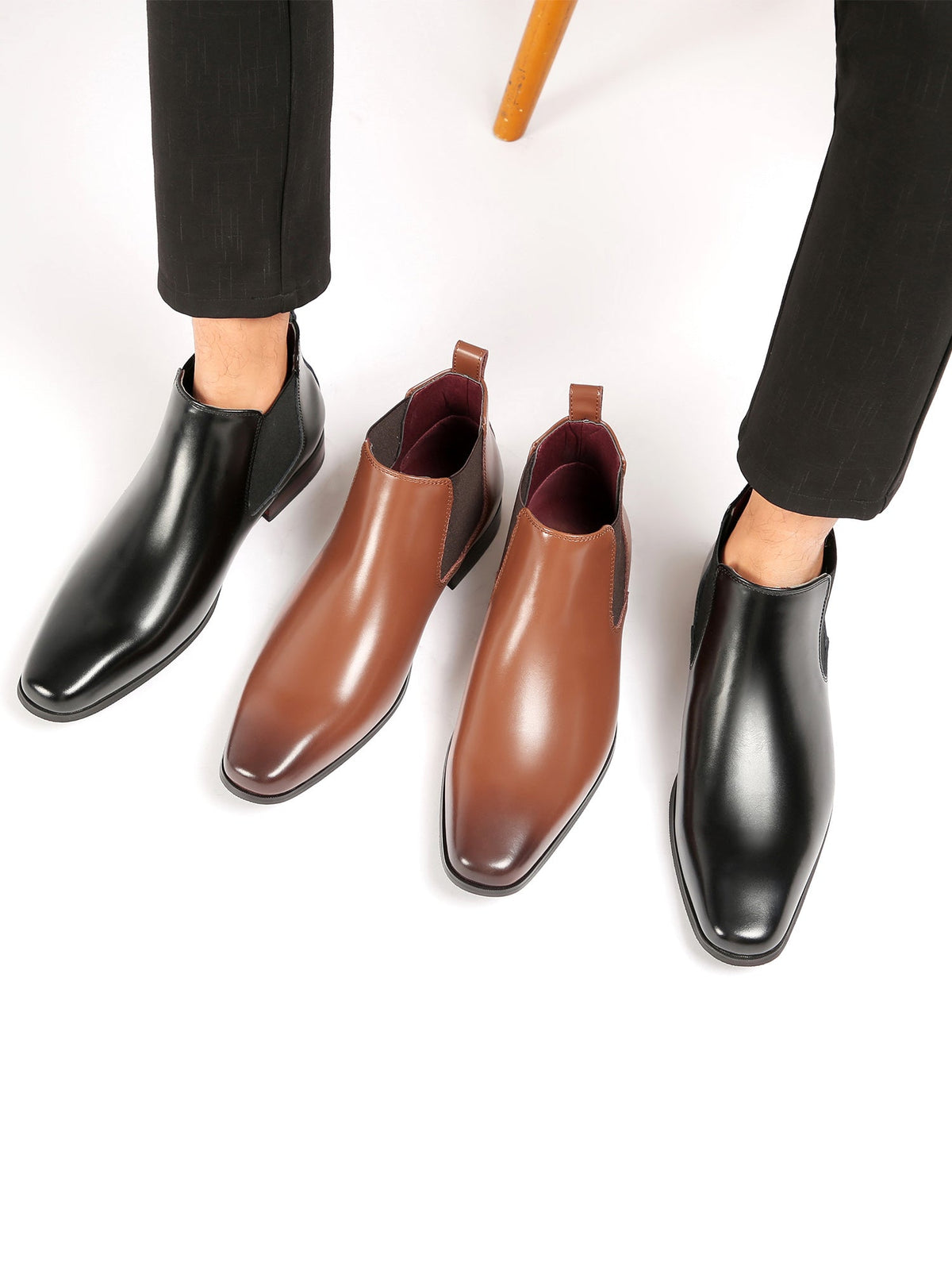 Generisch Elegante Herren-Ankle-Boots Im Business-C Produktbild-Vorschau 2