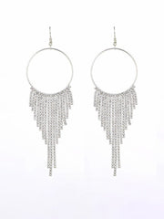 Übertriebene Wasserbohrerquastenohrringe