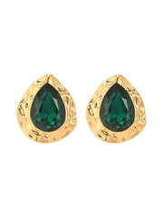 Vintage Smaragdtränenohrringe