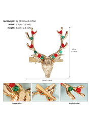 Weihnachts Haarschmuck Strass Haarklammern