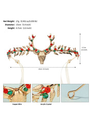 Weihnachts Haarschmuck Strass Haarband