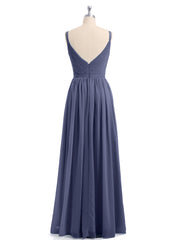 Doppel Träger Chiffon Brautjungfernkleider Sturm Übergroße