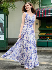 Violetter Blumendruck