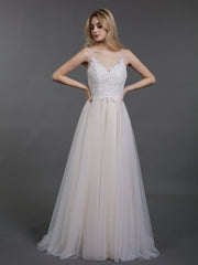 Spitzen Mieder Tüll Rock Sweep Zug Brautkleid Elfenbein