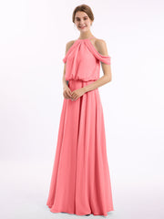 Neckholder Off-The-Schulter mit Stretchsoberteil Wassermelone