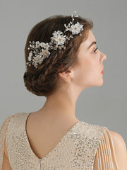 Strass/Perlen Haarkämme Haarschmuck 3 Pcs