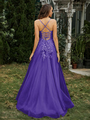 Herzform Applique Oberteil Sweep-Zug Kleid Regentschaft