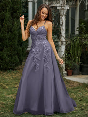 Herzform Applique Oberteil Sweep-Zug Kleid Sturm Übergröße
