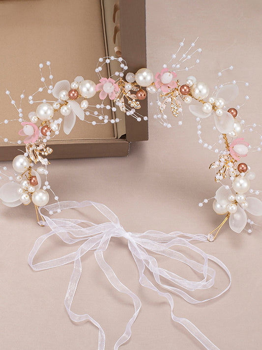 Blätter Perlen-Stirnband für Blumenmädchens der Braut