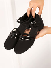 Ballsaalschuhe für Damen mit kubanischem Absatz, für den Innenbereich