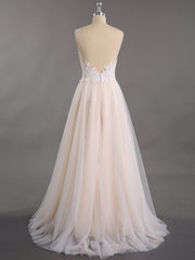 Spitzen Mieder Tüll Rock Sweep Zug Brautkleid Elfenbein